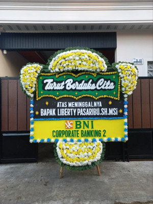 Papan Bunga Duka di Rajeg Mulya