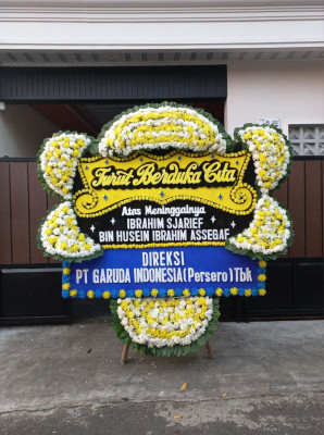 Papan Bunga Duka di Rajeg Mulya