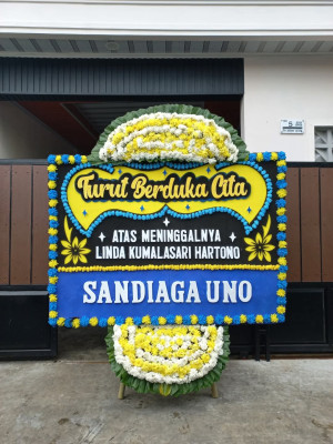 Papan Bunga Duka di Rajeg Mulya