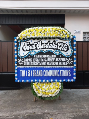 Papan Bunga Duka di Rajeg Mulya